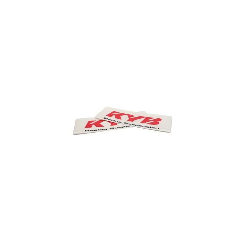 Adhesivo Horquilla Delantera (Par) KYB Racing Suspensión rojo - 170010000202