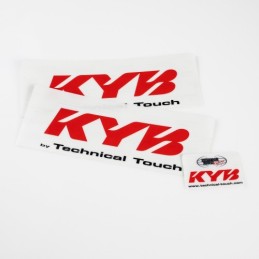 Adhesivo Horquilla Delantera (Par) KYB by TT rojo -...