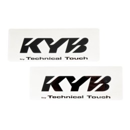 Adhesivo Horquilla Delantera (Par) KYB by TT negro -...