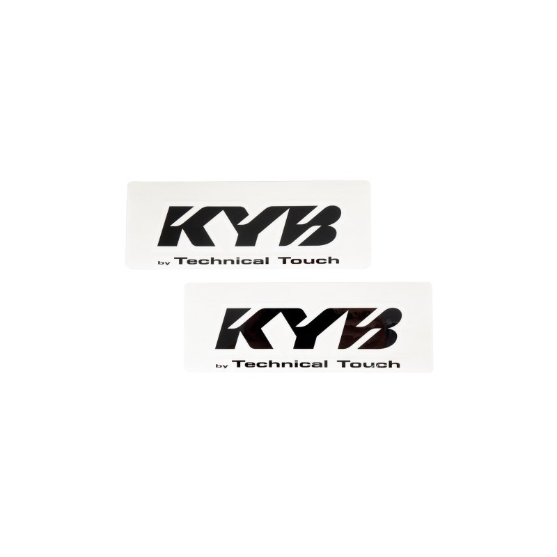 Adhesivo Horquilla Delantera (Par) KYB by TT negro - 170010000502