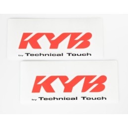 Adhesivo Horquilla Delantera (Par) KYB by TT 85cc rojo -...