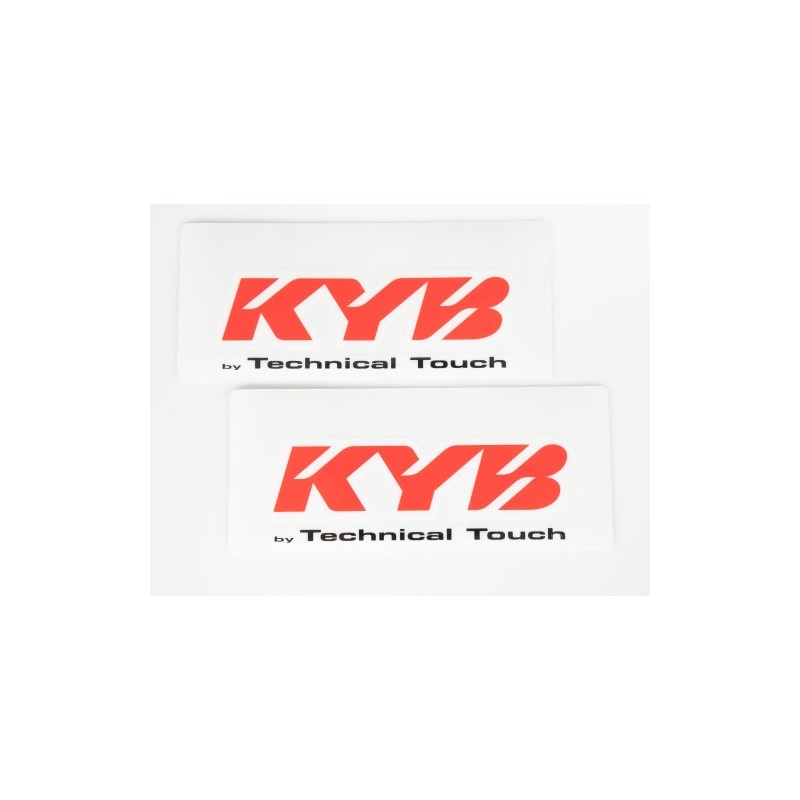 Adhesivo Horquilla Delantera (Par) KYB by TT 85cc rojo - 170010000702