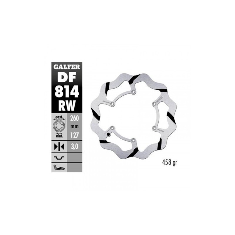 DISCO FRENO DELANTERO ALTO RENDIMIENTO 260 X 3 mm - DF814RW