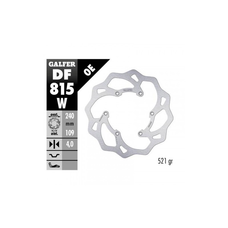 Disco Freno Trasero Enduro - DF815W