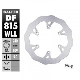 DISCO FRENO TRASERO ALTO RENDIMIENTO 240 X 4 mm - DF815WLL
