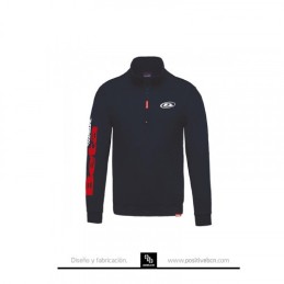Sudadera Azul 1/4 Cremallera - PS00405