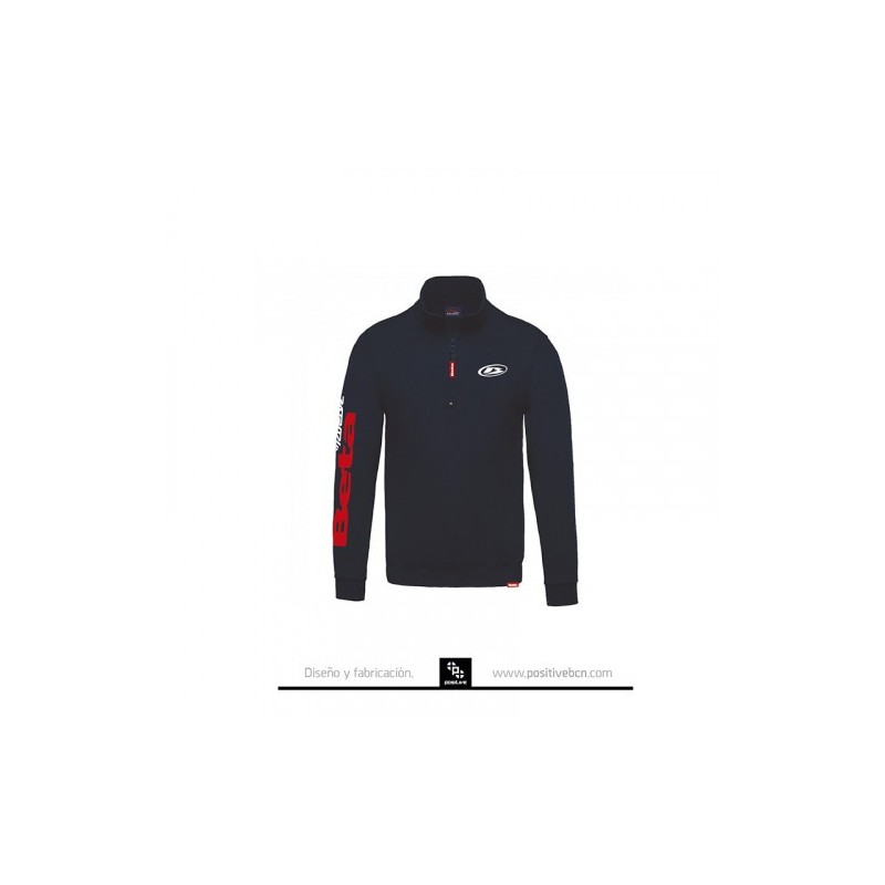 Sudadera Azul 1/4 Cremallera - PS00405