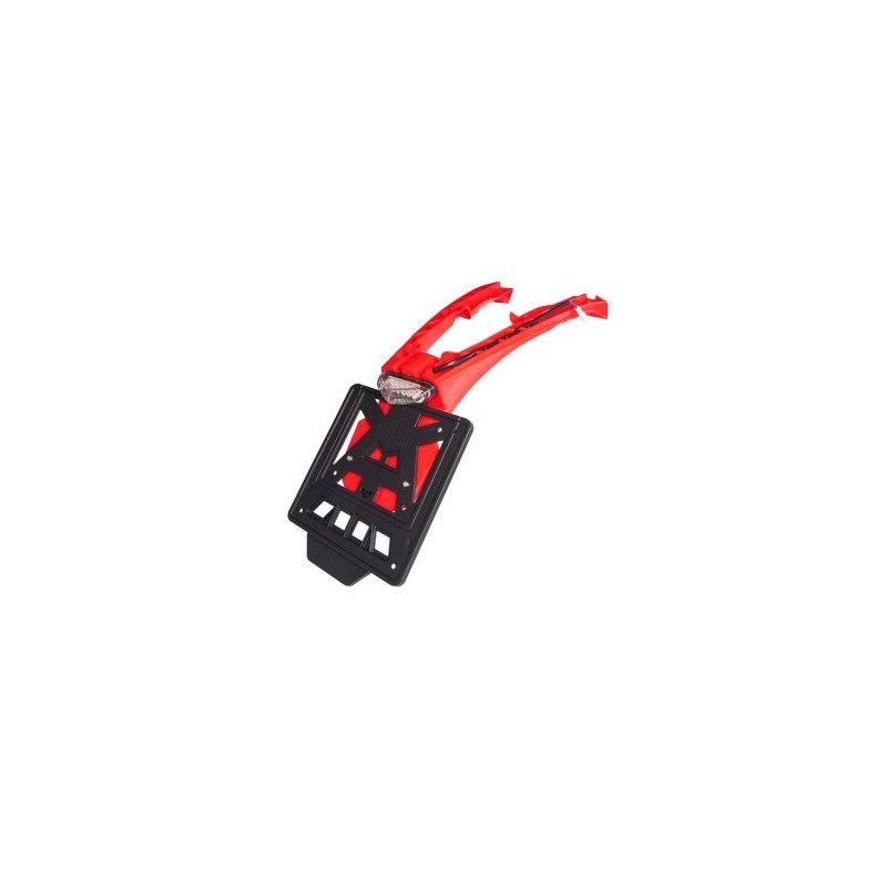 Portamatriculas Completa Beta Racing Rojo - RPTLED0RB022