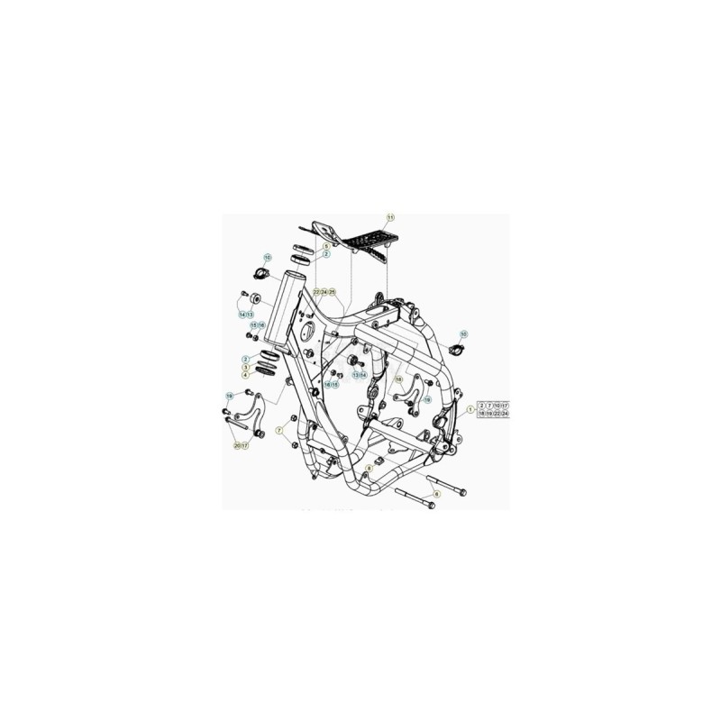 Nº 19 - TORNILLO 8.16 RS C/ARANDELA CH.10 - 1154521000