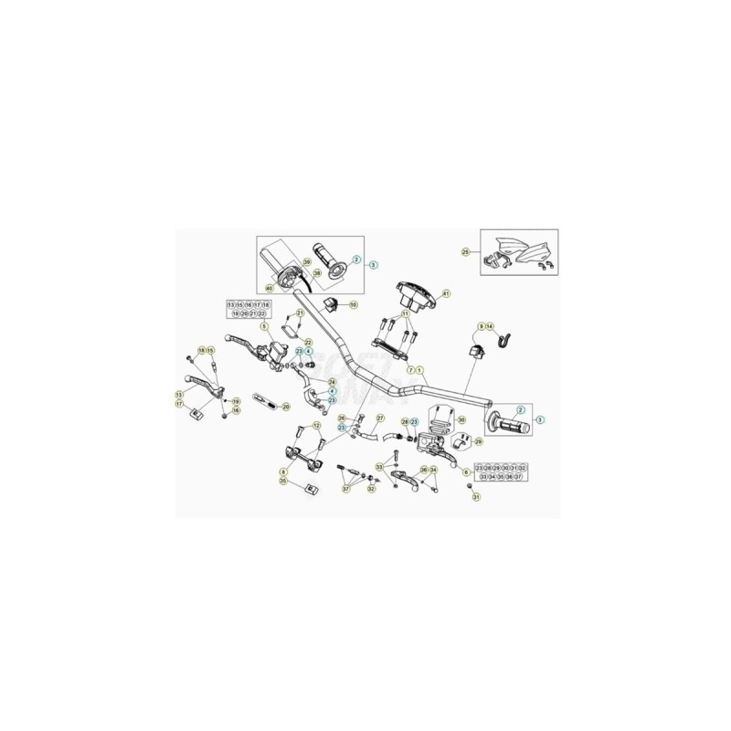 Nº 10 - INTERRUPTOR ARRANQUE RR-4T - 1884981000