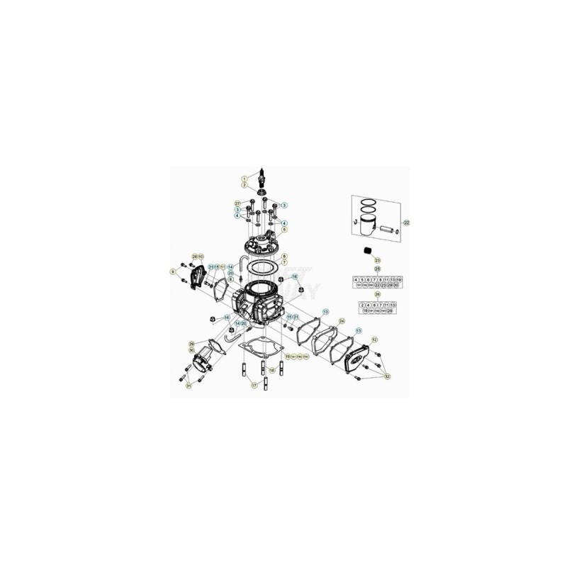 Nº 10 - TAPA VALVULA DX - 026110022000
