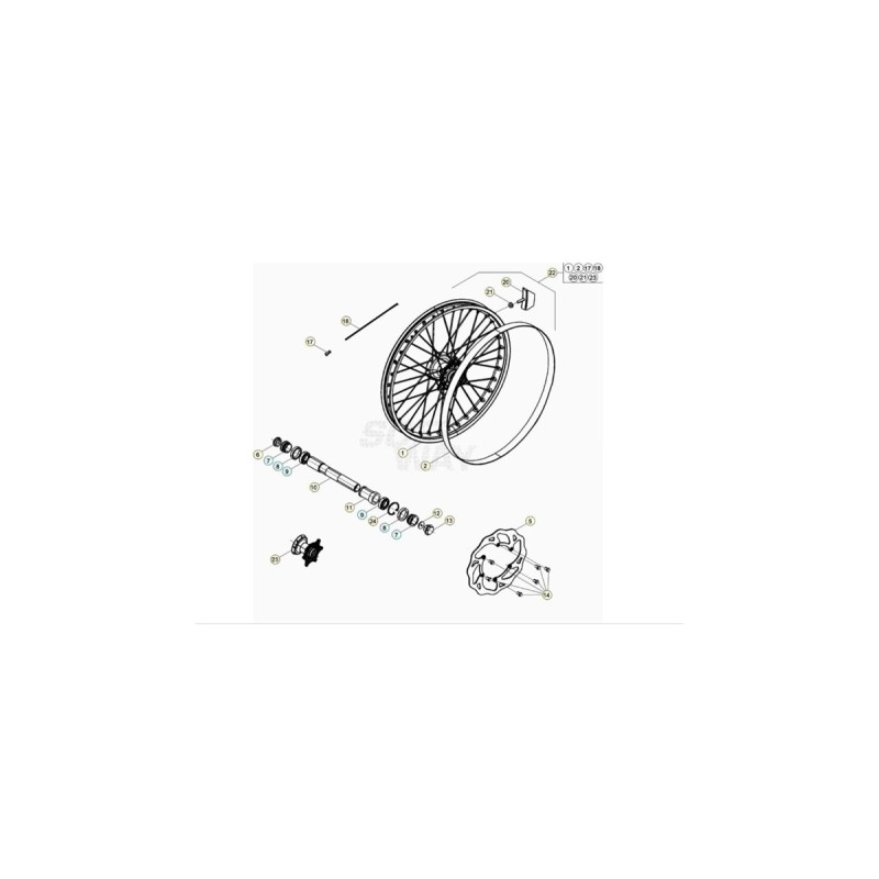 Nº 14 - TORNILLO ESP. M 6X14 - 031410430000