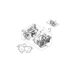 Nº 1 - CARTER MOTOR RX 2T - 026010508000