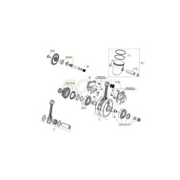 Nº 2 - PISTON COMPLETO 300CC D 71,95 M M - A - - 02602033800A