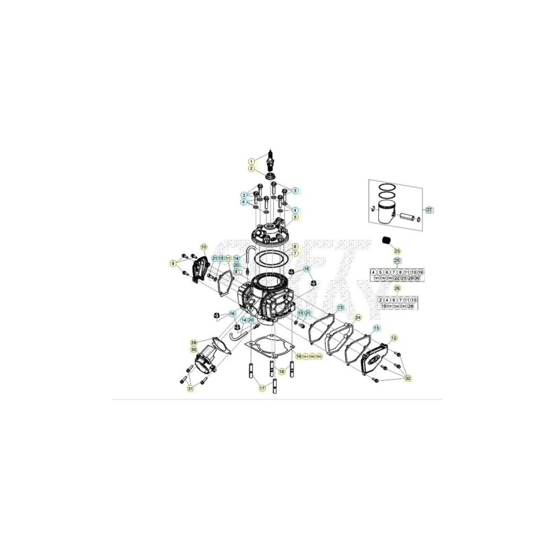 Nº 11 - JUNTA TAPA VALVULA DX - 026110030000