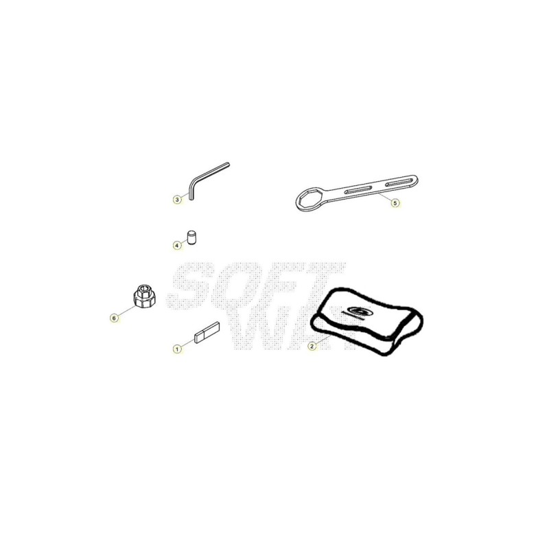 Nº 3 - LLAVE ESPECIAL ALLEN 6 MM - 020440030000