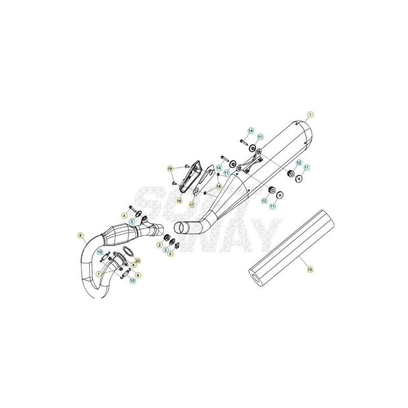 Nº 6 - COLECTOR RX 4T 450 - 049370028000