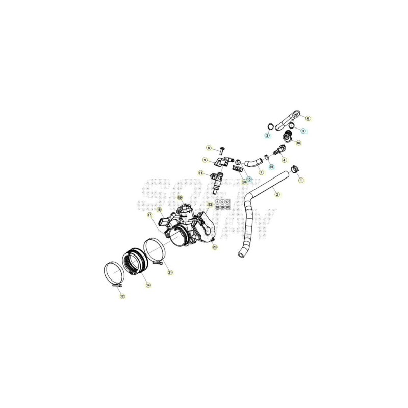 Nº 9 - CUPUCHON INJECTOR - 049131020000