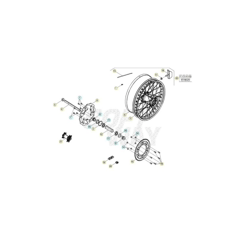 Nº 21 - BUJE RUEDA - 054420008000