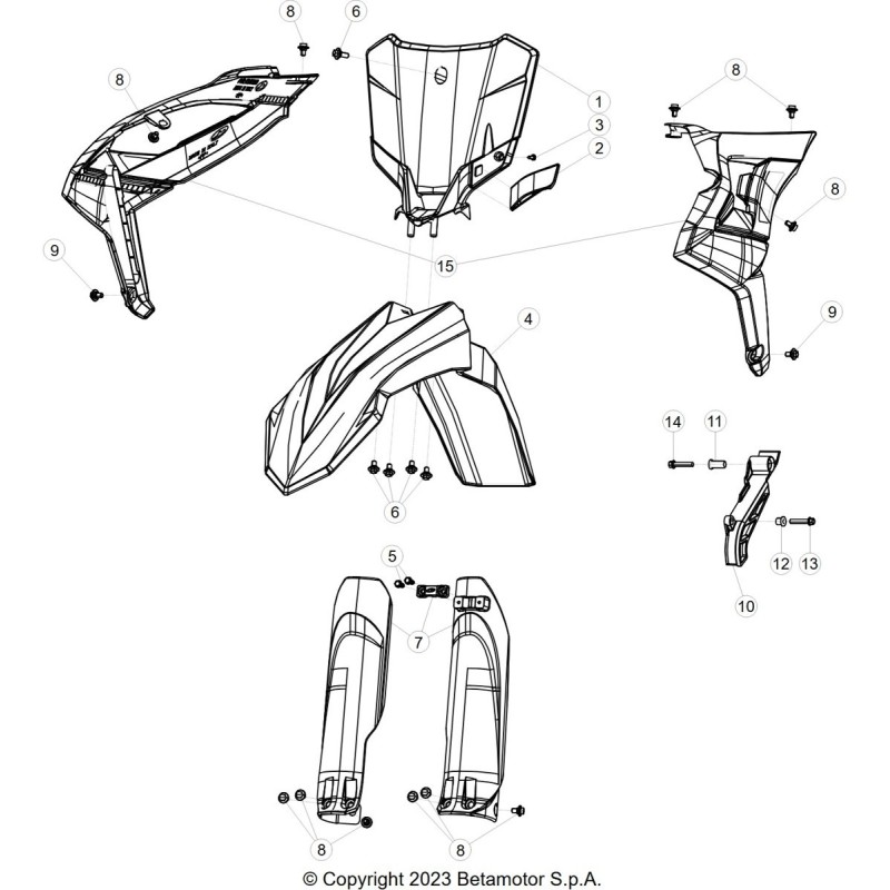 Nº 8 - TORNILLO ESPECIAL M6X8 - 037430280000