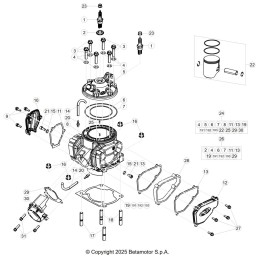 Nº 22 - PISTON D.78 -A- RX 350 - 06502001800A
