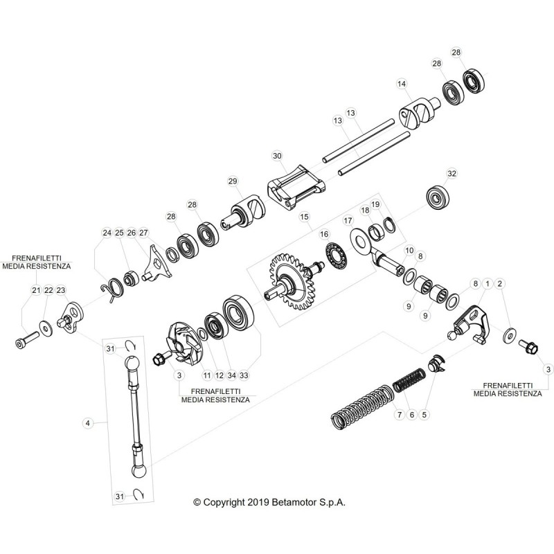 Nº 33 - BALL BEARING 15.32.9 - 1293900000