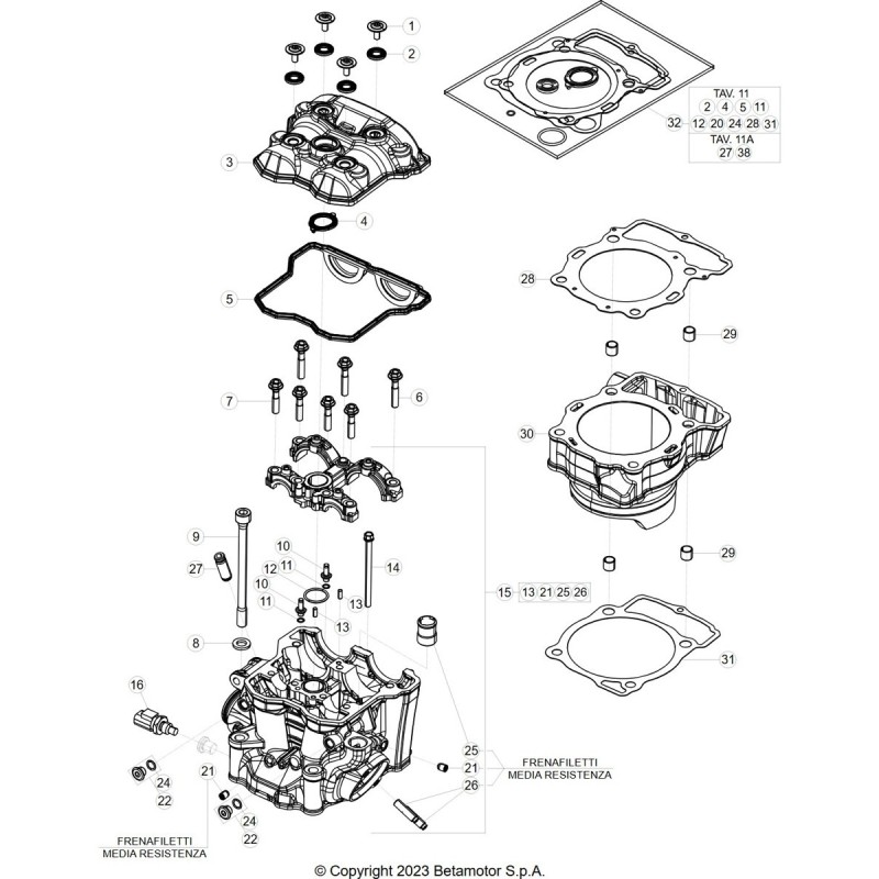 Nº 32 - KIT JUNTAS - 049110098200