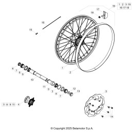Nº 13 - TAPON EJE - 020410060000