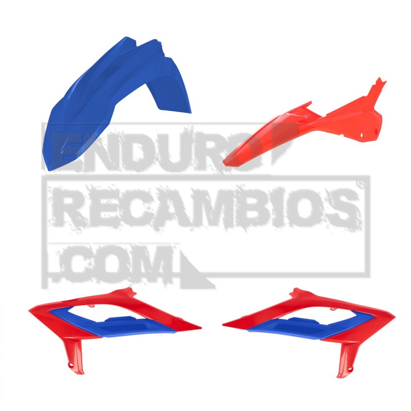 Kit de plásticos Acerbis para Beta RR (2023-2024) Rojo/Azul
