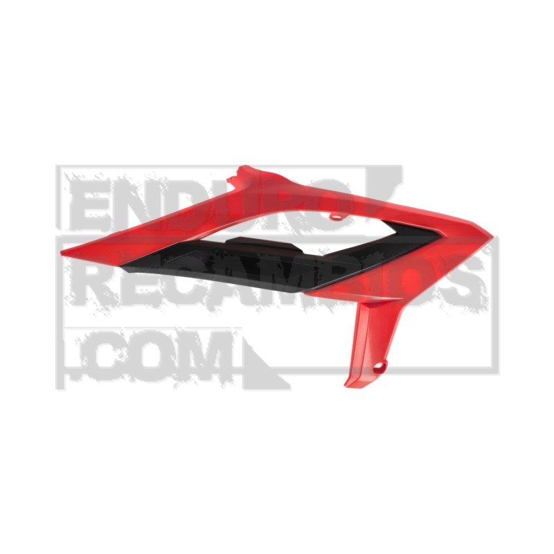 Aletas de radiador Acerbis para Beta RR (2023-2027) Rojo/Negro