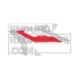 Aletas de radiador Acerbis para Beta RR (2023-2027) Blanco/Rojo