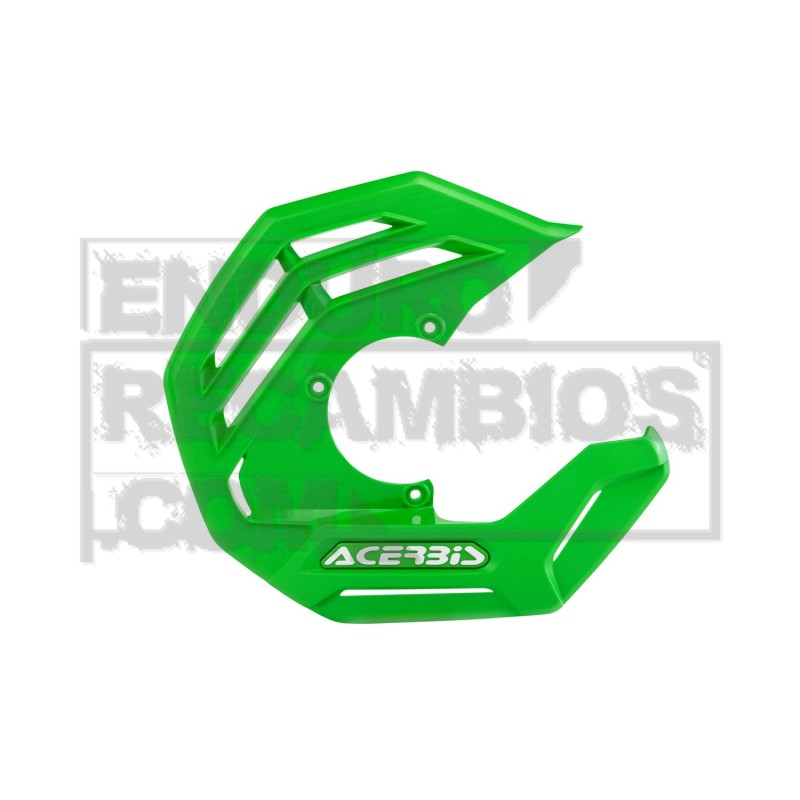 Protector de disco delantero Acerbis X-Future Verde