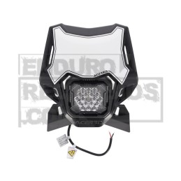 Portafaros con luz LED Acerbis VSL Lumen-X Negro