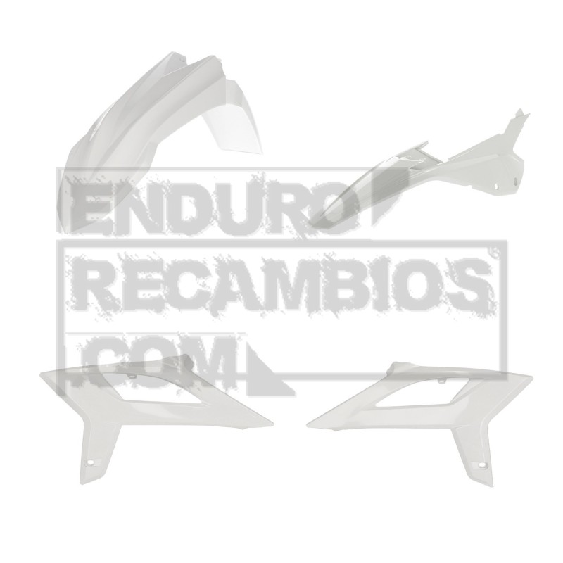 Kit de plásticos Acerbis para Beta RR (2020-2022) Blanco