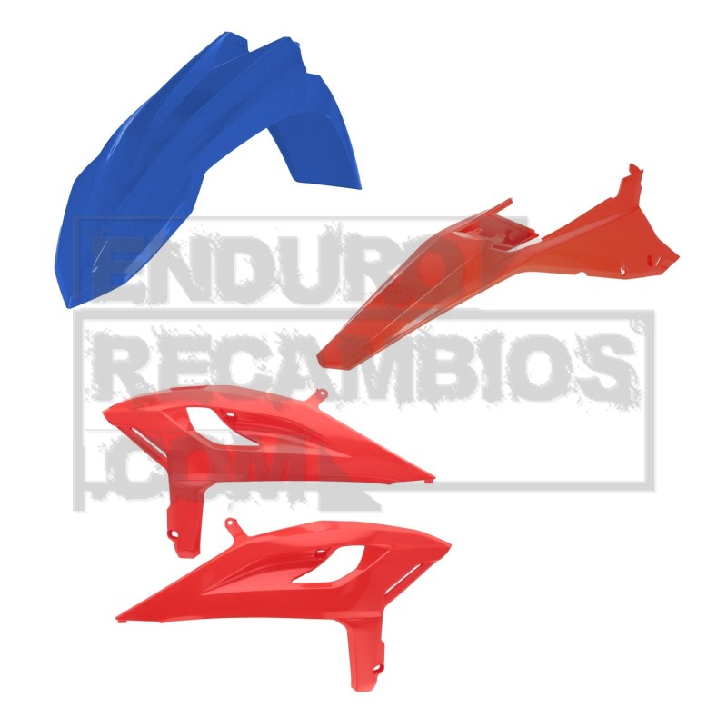 Kit de plásticos Acerbis para Beta X-PRO (2025-2027) Rojo/Azul