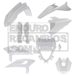 Kit completo de plásticos Acerbis para Beta X-PRO (2025-2026) Blanco