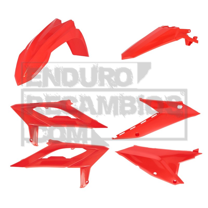 Kit de plásticos Acerbis para Beta RX 450 (2024-2027) Rojo