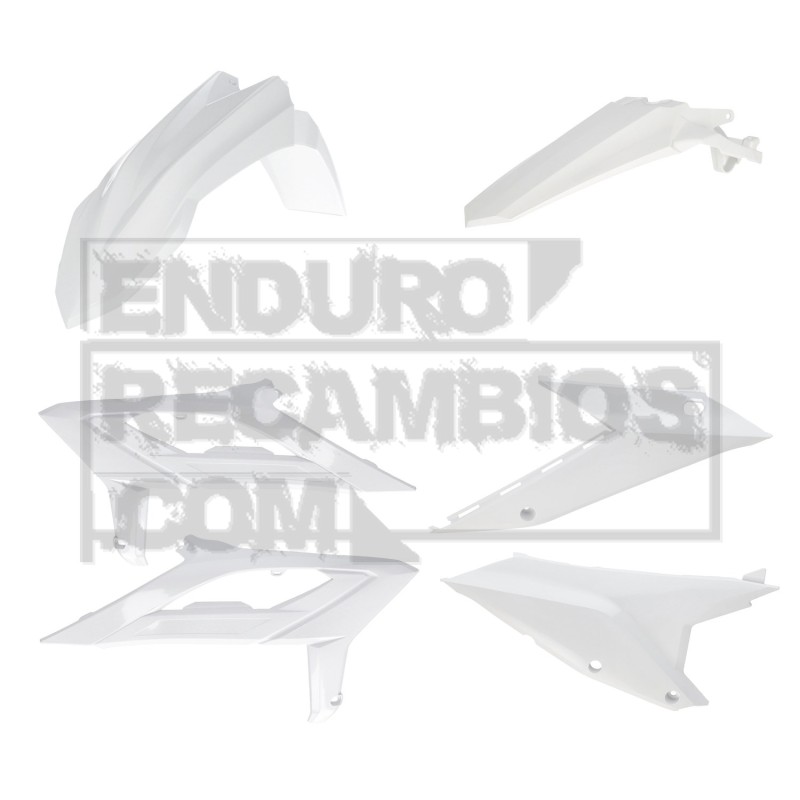 Kit de plásticos Acerbis para Beta RX 450 (2024-2027) Blanco