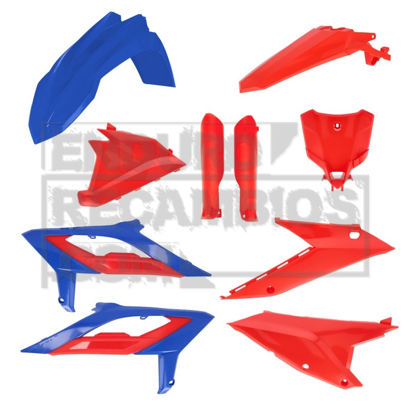Kit completo de plásticos Acerbis para Beta RX 450 (2024-2027) Colores originales