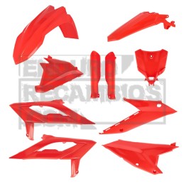 Kit completo de plásticos Acerbis para Beta RX 450 (2024-2027) Rojo