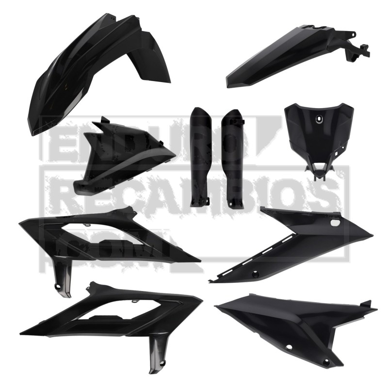 Kit completo de plásticos Acerbis para Beta RX 450 (2024-2027) Negro
