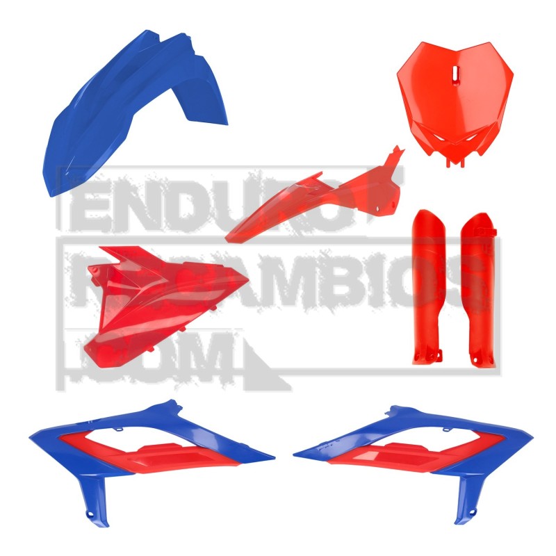 Kit completo de plásticos Acerbis para Beta RX (2023-2024) Colores originales