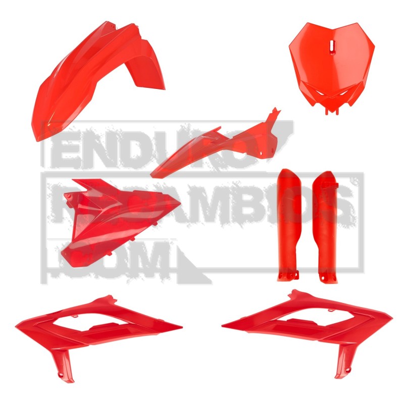 Kit completo de plásticos Acerbis para Beta RX (2023-2024) Rojo