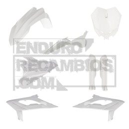 Kit completo de plásticos Acerbis para Beta RX (2023-2024) Blanco
