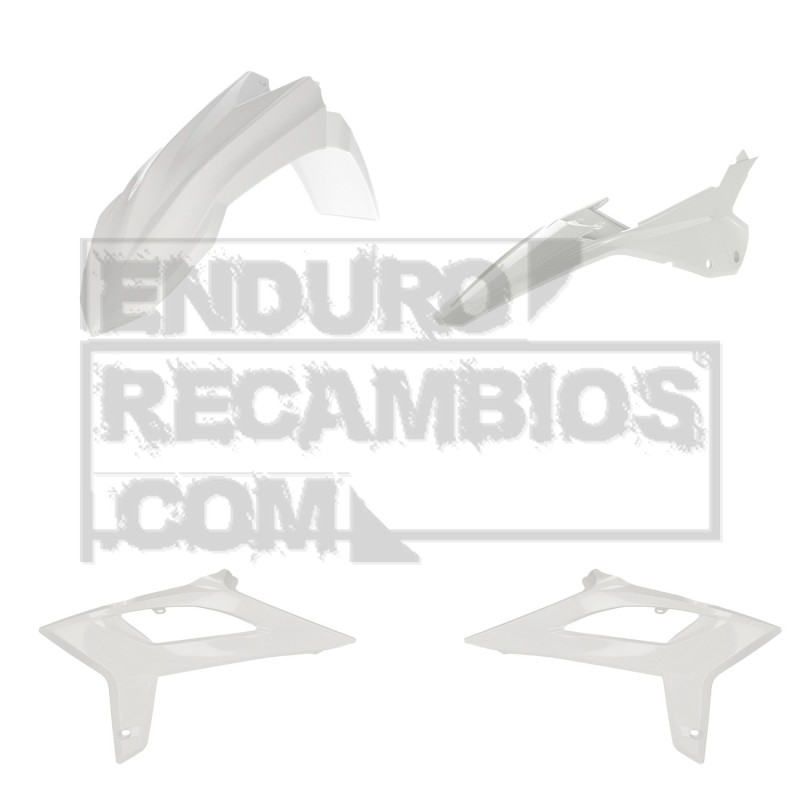 Kit de plásticos Acerbis para Beta RX (2023-2024) Blanco