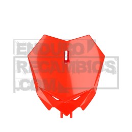 Portanúmeros delantero Acerbis para Beta RX (2022-2023) Rojo