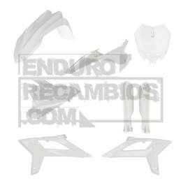 Kit completo de plásticos Acerbis para Beta RX (2022) Blanco