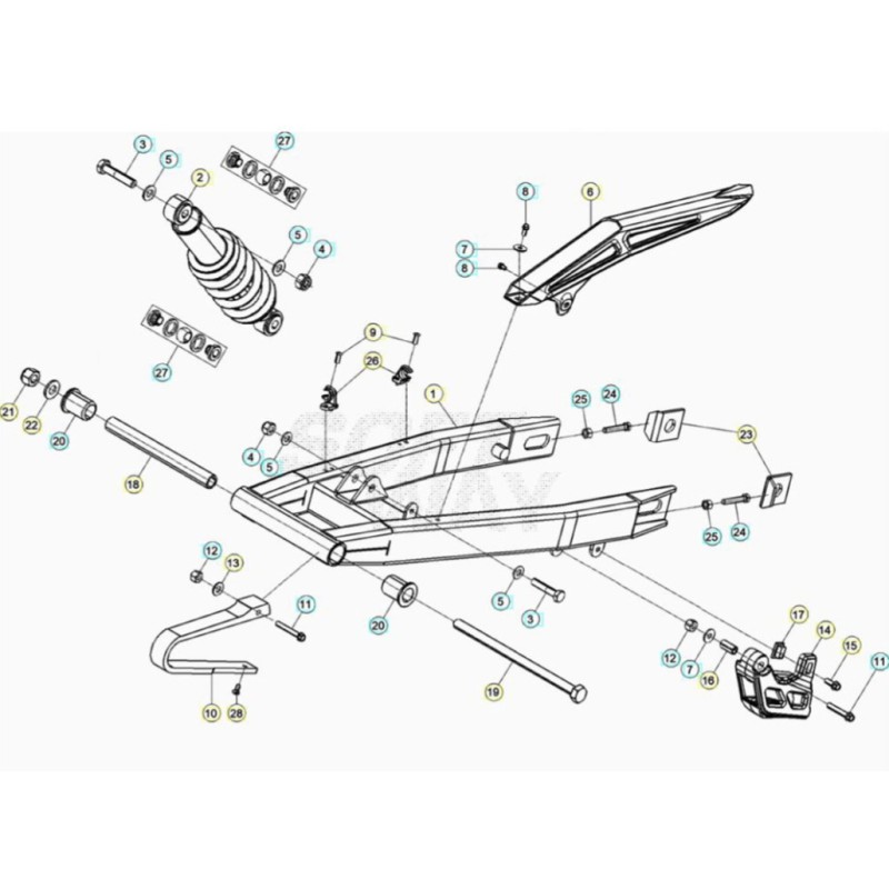 Nº 23 - TENSOR CADENA BASCULANTE RR-50 ECON. - 2906201057