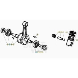 Nº 14 - PISTON D.40.3 ( SIN BULON) - 046020030000