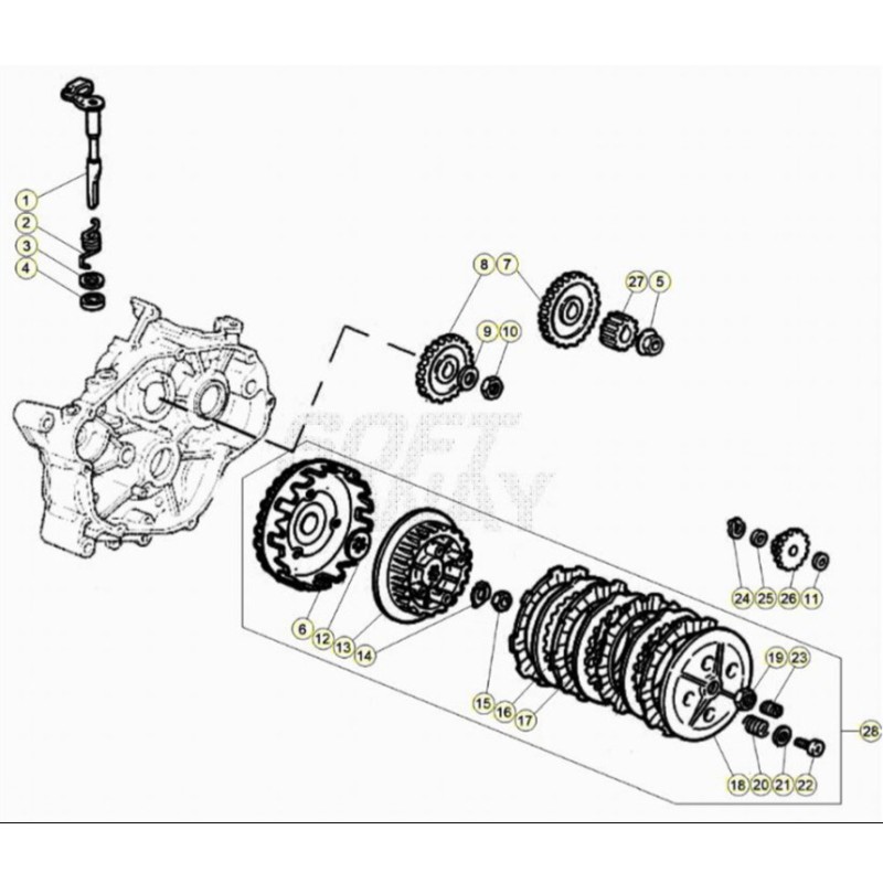 Nº 5 - TUERCA M12.1,25 H.11 CH.17 - 3401360000